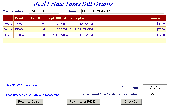 Total bill example